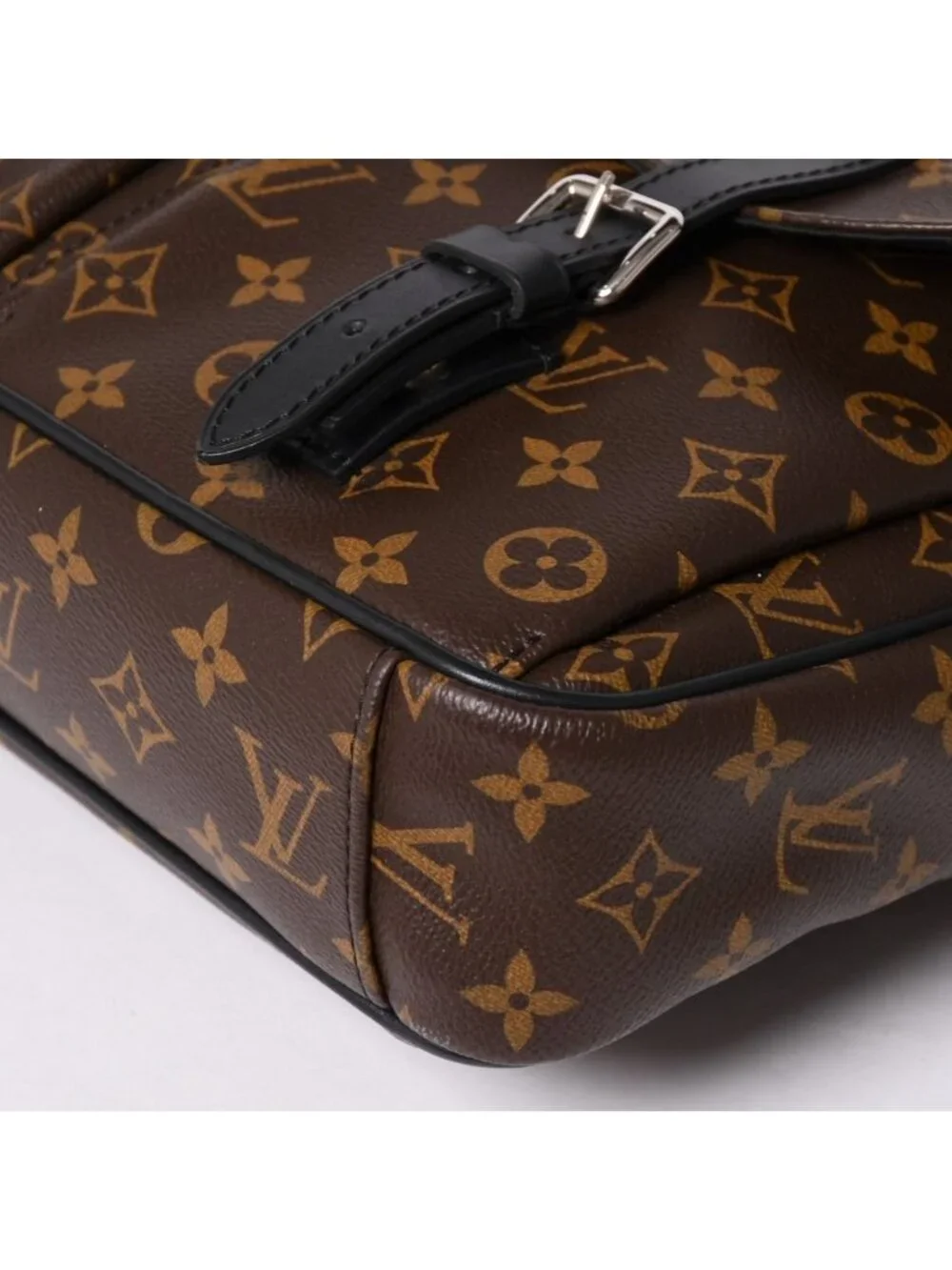 Louis Vuitton Christopher Messenger Bag Monogram Macassar Leather Brown